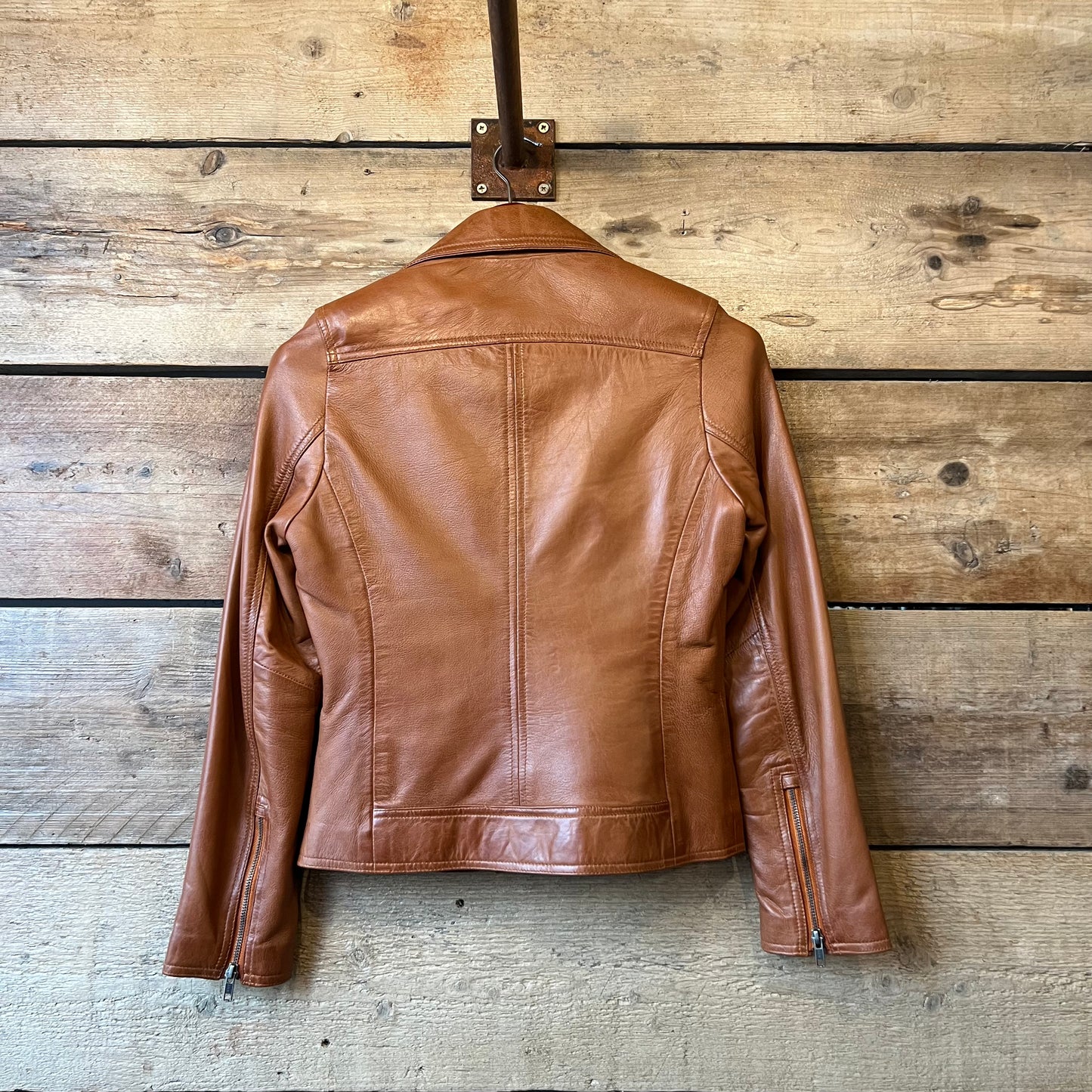 Lola Biker Jacket - Brown