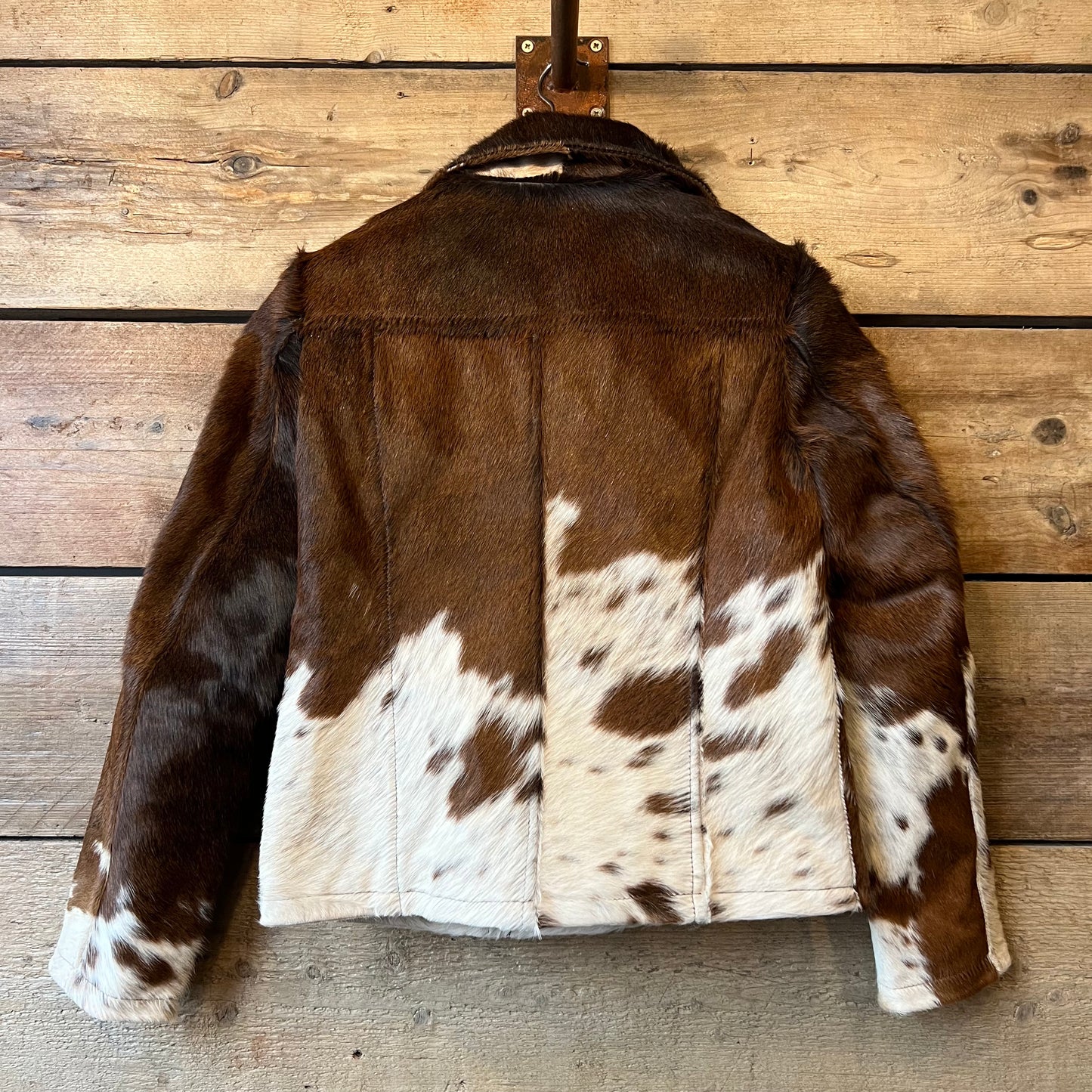 Moo Cow Biker Jacket - Hair on Hide