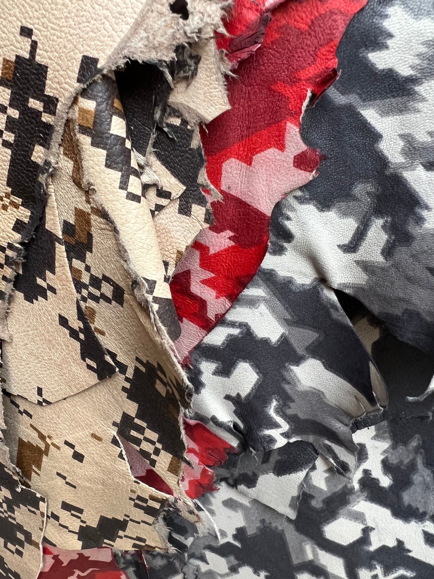 Blue Camo Print
